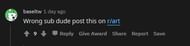 Shown: A very nice compliment (Image via Reddit)